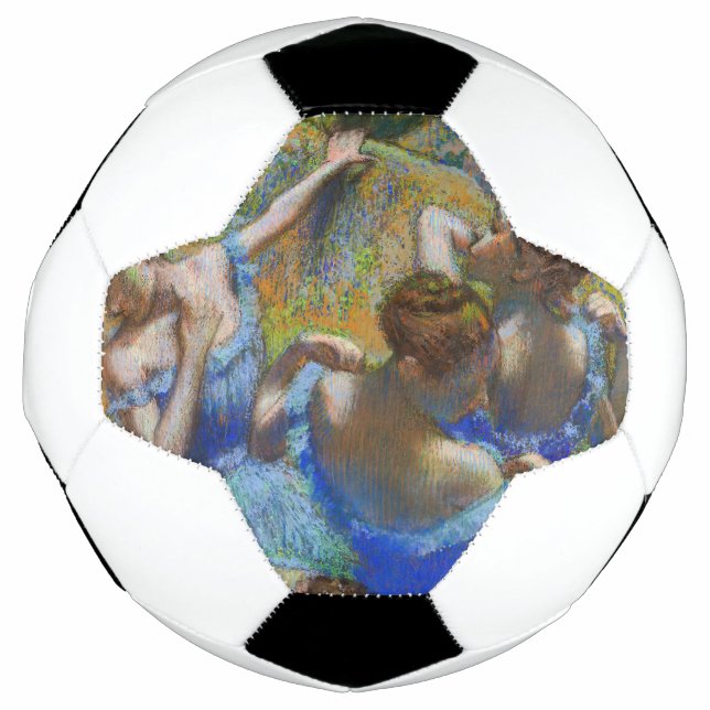 Bola De Futebol Edgar Degas - Dançarinos Azuis (Frente)