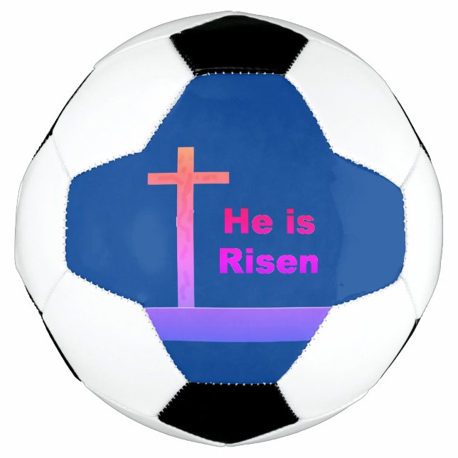 Bola de Futebol Ele Ressuscitou Amor (Frente)