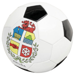 Bola De Futebol emblema de aruba