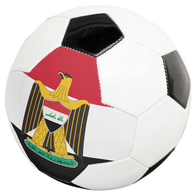 Bola De Futebol emblema do Iraque (Três quartos)