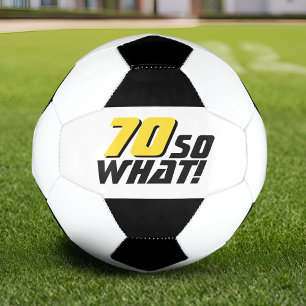 Bola De Futebol Engraçado 70 e daí Citação Aniversário de 70 anos