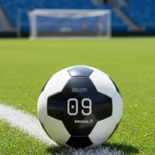 Bola De Futebol Equipamento Monocromático Personalizável do Futebo