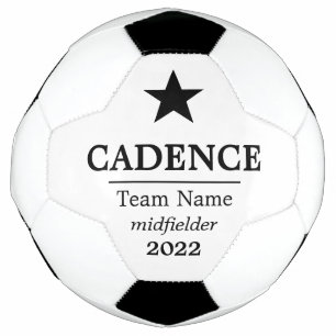 Bola De Futebol Equipe de jogador de estrelas