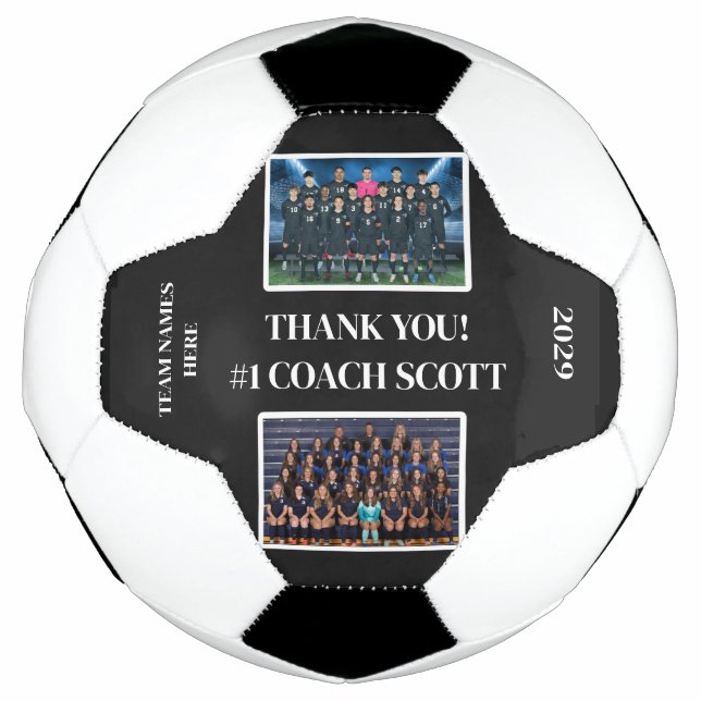 Bola De Futebol Equipe Personalizada de Treinador de Futebol 2 Fot (Frente)