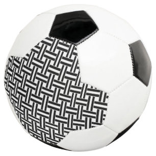 Bola De Futebol Esfera de Futebol Black & White Stripe