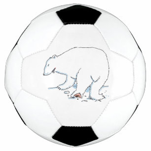 Bola De Futebol Esfera de futebol do Urso Polar