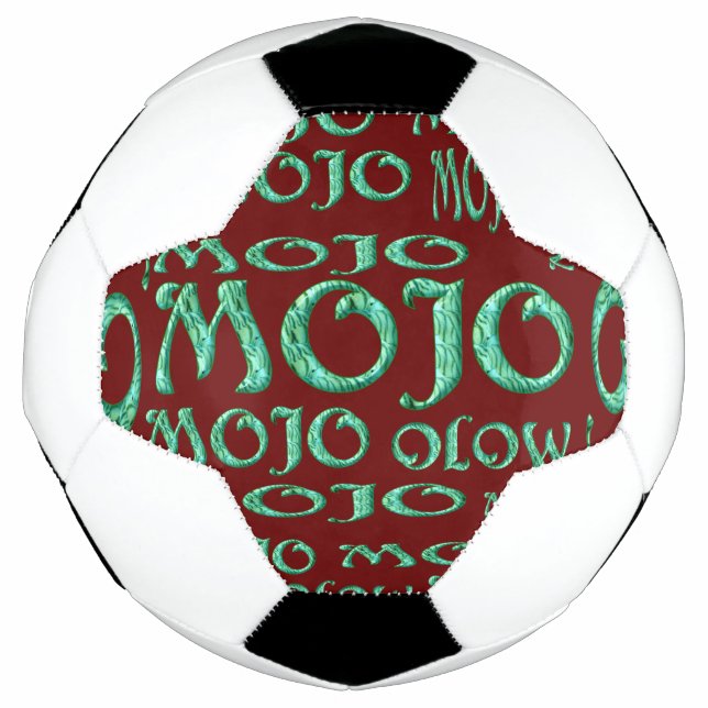 Bola De Futebol Esfera vermelha de futebol do Mojo (Frente)
