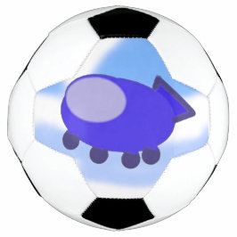 Bola De Futebol Espaçador Azul Voador