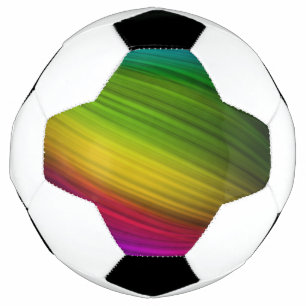 Bola De Futebol Espectro Incrível de Cores de Arco-íris