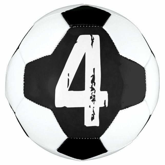 Bola De Futebol Esporte número quatro (Frente)