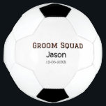Bola De Futebol Esquadrão do noivo acompanhante despedida de solte<br><div class="desc">design</div>