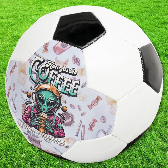 Bola De Futebol Estrangeiro Aqui Pelo Café (Criador carregado)