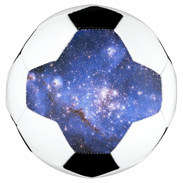 Bola De Futebol Estrelas Embrionárias Azul de Queda (Frente)