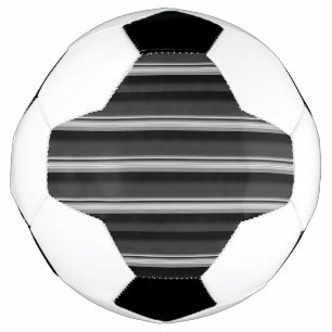 Bola De Futebol Estrias de cinzas negras brancas