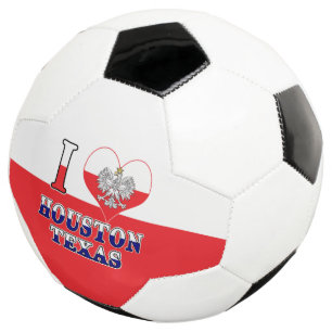 Bola De Futebol Eu amo Houston Texas