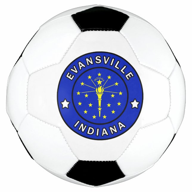 Bola De Futebol Evansville Indiana (Frente)