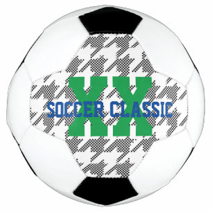 Bola De Futebol Evento Esportivo XX Clássico do Houndstooth