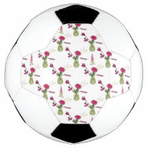 Exotisches Blumenarrangement im Glas