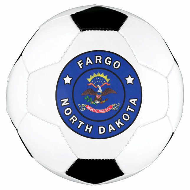 Bola De Futebol Fargo Dakota do Norte (Frente)