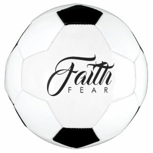 Bola De Futebol Fé sobre o medo