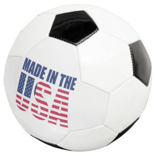 Bola de futebol feita nos EUA