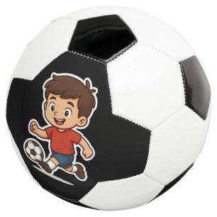 Bola De Futebol Feliz Cartunista Jogando Futebol