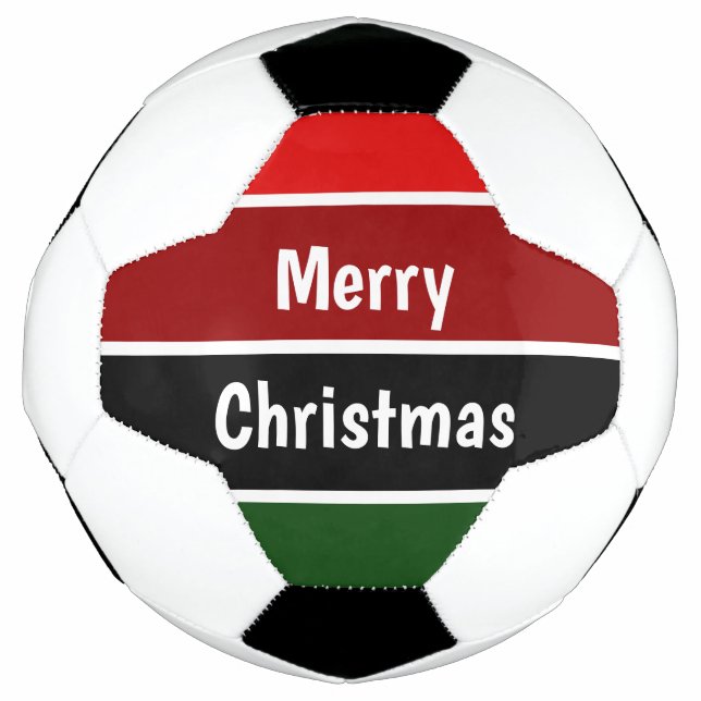 Bola De Futebol Feliz Natal (Frente)