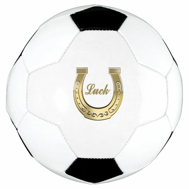 Bola De Futebol ferradura ouro (Frente)