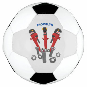 Bola De Futebol Ferramentas engraçadas de monstro de wrench