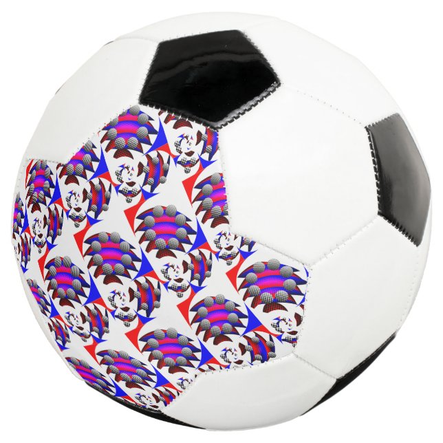 Bola De Futebol Fibonacci "Fish Checker", por Kenneth Yoncich (Três quartos)