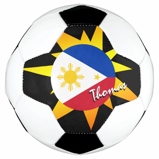 Bola De Futebol Filipinas Futebol e Bandeira das Filipinas / BANG (Frente)