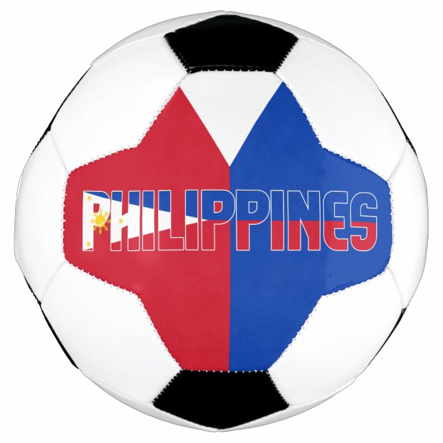Bola De Futebol Filipinas Sinalizador Adorável Patriótico (Frente)