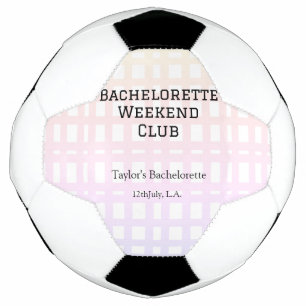BOLA DE FUTEBOL FIM DE SEMANA RETRÔ PARA NOIVAS CLUB PINK LARANJA
