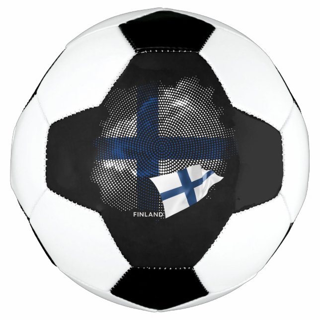Bola De Futebol Finland flag (Frente)