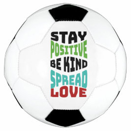 Bola De Futebol Fique Positivo