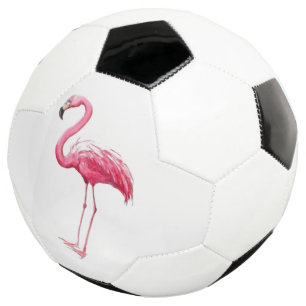 Bola De Futebol Flamingo Rosa