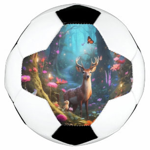 Bola De Futebol Floresta Encantada Um Oásis Místico