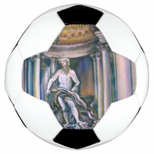 Bola De Futebol Fontana Di Trevi, Roma
