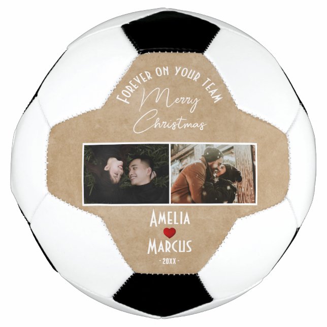 Bola De Futebol Forever on your team Merry Christmas 2 Photos  (Frente)