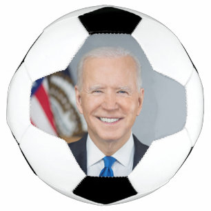 Bola De Futebol Foto da Casa Branca do Presidente Americano Joe Bi