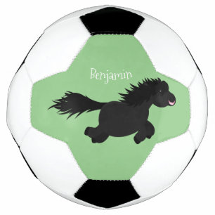 Bola De Futebol Foto de desenho animado de Shetland em circulação