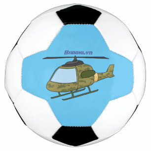 Bola De Futebol Foto de helicóptero de camoflagem do exército