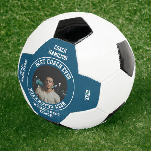 Bola De Futebol Foto personalizada do melhor treinador