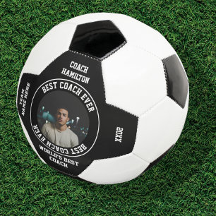 Bola De Futebol Foto personalizada do melhor treinador