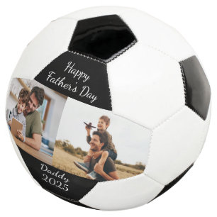 Bola De Futebol Foto personalizada do Pai do dia de os pais Crie a