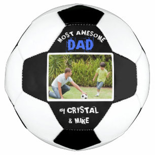 Bola De Futebol Foto principal personalizada do Pai mais incrível