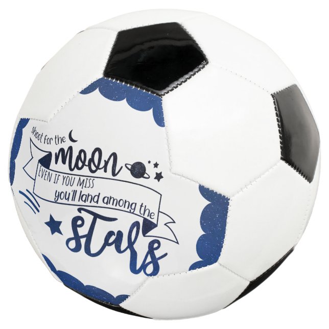 Bola De Futebol Fotografar para a Lua (Três quartos)