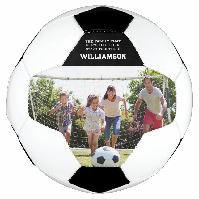 Bola De Futebol Fotografia Personalizada Say Soccer Ball (Frente)