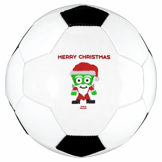 Bola de Futebol FrankenQueijo de Papais noeis (Frente)