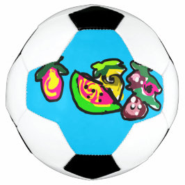 Bola De Futebol Frutas arte divertida 